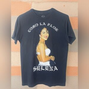 Selena Black Graphic T-Shirt